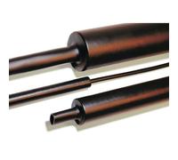 Gaine thermorétractable avec colle 4:1 HellermannTyton 323-50120 noir Ø avant retreint: 12 mm 1 m
