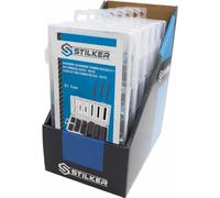 Gaine thermorétractable noir - Coffret de 100 pcs STILKER - 77932