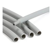 Gaine thermorétractable PE 2,4-50 mm Rapport 3:1 Gris | Tube thermorétractable pour épissure de fils, protection de câble, isolation, -55 C à 125 C (diamètre : 15,4 mm)