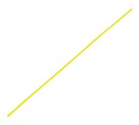 Gaine tressée TRU COMPONENTS CBBOX0307-YL 1570437 jaune PET 3 à 7 mm 10 m