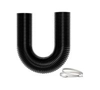 Gaine VMC Flexible 100mm x 5m 5 Couches Isolantes Réduction du Bruit Isolation Thermique Longueur Ajustable Noir 100mm x 5m MOULURE