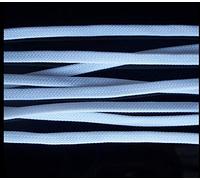 Gaines Extensibles en Pet de 10 m - Protection de câbles tressée Plate et serrée de Type Peau de Serpent for câbles de 1 mm à 18 mm de diamètre(White,3mm)