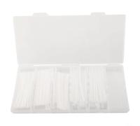 Gaines thermorétractables en polyoléfine pour isolation électrique et réparation de câbles - Lot de 150 tubes transparents avec performance de rétrécissement rapide (200 pièces)