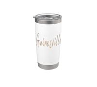 Gainesville Florida Design vintage élégant Gobelet isotherme en acier inoxydable double paroi