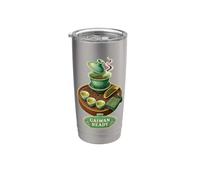 GAIWAN READY Dégustation de thé Gobelet isotherme en acier inoxydable double paroi