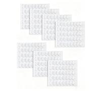 GAJUS Lot de 280 pastilles adhésives double face - 13 x 8 mm - Transparent - Amovibles - Petits autocollants - Double face - Pour la maison, le bureau