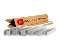 GAL-INDUSTRIAL Profilé Aluminium en U 25x25x25x2 mm Longueur 180cm PA38 Rail Alu Découpe sur Mesure
