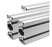 GAL - INDUSTRIAL Profilé en Aluminium 40x80 mm | Rainure 8 | Longueur au Choix 10-200 cm | Profile Aluminium Anodisé et Résistant aux Intempéries | Profile Alu Compatible Bosch Item | 190 cm