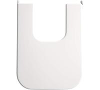 Gala Emma Square - Abattant bidet - Forme carrée - Kit de fixation inclus - Charnières en acier inoxydable - Nettoyage facile - Couleur blanc brillant