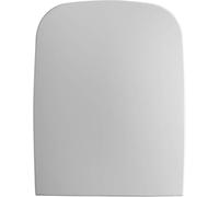 Gala Eos - Abattant WC avec couvercle et siège amorti - Forme ovale - Fermeture douce - Kit de fixation inclus - Charnières en acier inoxydable - Nettoyage facile - Couleur blanc