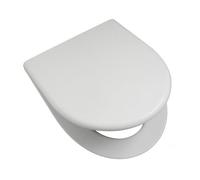 Gala Marina - Siège de toilette fixe Marina blanc, compatible avec les toilettes Gala Bleu marine, 45 x 38,5 cm