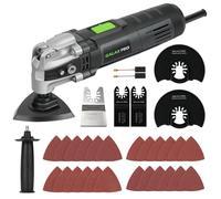 GALAX PRO Outil Multifonction Oscillant, 400 W Outil multifonctions à 6 Vitesses de Rotation et Accessoires 30pcs, Angle Oscillant: 4 °
