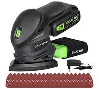 GALAX PRO Ponceuse multifonction sans fil 20 V Li avec sac de collecte de poussière, 20 feuilles de papier abrasif | 20 V 140 mm x 94 mm Ponceuse delta avec batterie et chargeur