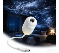 Galaxy Projector,2026 Nouveau Projector Plafond Veilleuse,Projecteur USB avec Plusieurs Diapositives De Projection,pour Voiture, Soirée, Décoration De Chambre (3 Films)
