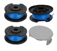 Galenkong Lot de 3 bobines de fil pour débroussailleuse - 1 couvercle de bobine compatible avec Ryobi One+ AC14RL3A RAC124 OLT1832 RLT183215 RLT2925 RLT1825M13 - Bobine de fil de rechange de 1,65 mm