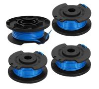 Galenkong Lot de 4 bobines de fil compatibles avec Ryobi RAC124 AC14RL3A OLT1832 RLT183215 RLT2925 RLT1825M13, bobine de fil de rechange 1,65 mm pour débroussailleuse sans fil Ryobi 18 V 24 V 40 V