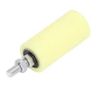 Galet de guidage pour portail coulissant galet de guidage en nylon galet de support de rail robuste support de guidage de portail à galet renforcé poteau arrière assemblage soudé 100 mm