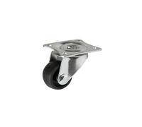 Galet fixe GUITEL 40mm sur platine rectangulaire zinguée