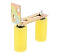 Galet Guide pour Portail Coulissant en Nylon Jaune, Alignement Précis | Rouleau de Guidage Solide pour Portes de Grange, Installations Commerciales, Voies D’entrepôt et Montages Arrière