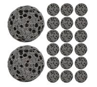 Galet Huile Essentielle Diffuseur en Pierre Volcanique Noire | Décoration en Minéraux Volcaniques, Perles Aromatiques, Réutilisable Après Ré-huilage, pour Voiture