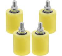Galet Portail Coulissant, Roue de Guidage Anti-basculement | Fixation par Boulon Stable, Protection Antirouille, pour Portes Métalliques, Garages, Entretien et Pose Professionnelle