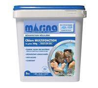 Galets 200g de chlore Marina pour piscine > 25 m - 5 kg