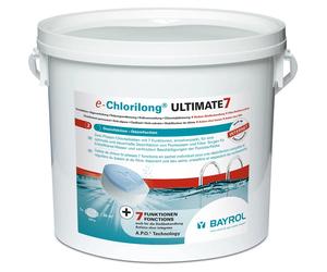 Galets 7en1 chlore lent et rapide 4.8kg - CHLORILONG ULTIMATE 7 - BAYROL