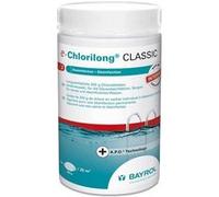 BAYROL e-Chlorilong® Classic Piscine 1 kg - Galets de Chlore Lent 200g - 92% Chlore Actif - Désinfection Permanente Haute Concentration - Anti-Calcaire