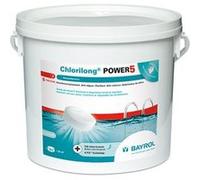 Galets de chlore multifonction 200 g - traitement 5 fonctions - saut de 5kg Bayrol power5 G