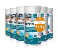 Galets de Chlore Multifonction 6-en-1 BAYZID® 1 kg - Tablettes de 200g pour Piscine