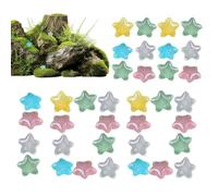 Galets décoratifs de jardin - 100 Pièces Lumineuses Résistantes Aux Intempéries,Mini décor étoilé pour pas japonais | pour allées, terrasse, cour, arrière-cour, professionnels, propriétaires et passio