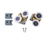 Galets Douche 26mm Alliage Zinc Nylon Acier | Glissement fluide et silencieux, pour idéal pour courbées, diamètre 26mm, usage quotidien