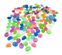 Galets Phosphorescents - 260 Pièces Colorées, Pierres Artificielles Lumineuses Pour De Jardin | Éléments D' Décoratifs Créatifs D'aquarium Sous- Pour L'aménagement Paysager D'aqu