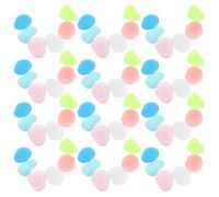 Galets Phosphorescents en Résine 100 Pièces Colorés | Cailloux Multicolores, Surface Lisse et Arrondie, Réutilisables, pour Mini Jardins et Décorations de Fête Couleur Aléatoire