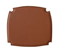 Galette d'assise Drawn HM3 cuir WxDxH 46x41x2cm