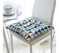 Galette de Chaise 40x40 Coton triangles