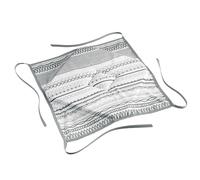 Galette de Chaise Analea 36x36cm Noir & Blanc