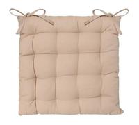 Atmosphera - Galette de Chaise en Coton Lin 38x38 cm