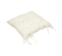 Galette de Chaise Bouclette Soana 38x38cm Ivoire