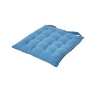 Galette de chaise Capitonnée Bleu foncé 40 x 40 cm