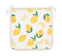 Galette de chaise Fruity 39x39cm imprimé citrons jaunes - Atmosphera Créateur d'intérieur