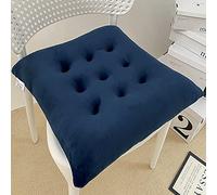 Galette de Chaise DéHoussable 40 X 40, Coussins de Chaise D'Inta Rieur, Coussin Chaise Cuisine avec Liens, Double-Sides Non-Boulochage Coussins Salon de Jardin Exterieur