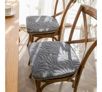 Galette de Chaise Grise en Forme de U