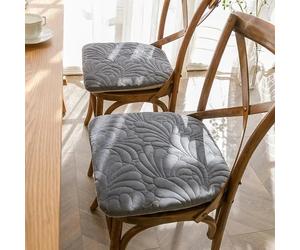 Galette de Chaise Grise en Forme de U