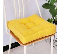 Galette de Chaise Jaune moutarde 40x40x9cm