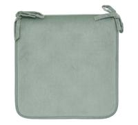Atmosphera – Galette de chaise Lilou – Uni – Vert céladon – 38x38 cm