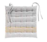 Galette de Chaise Matelassée Iliade 38x38cm Gris