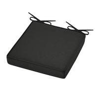 Galette de chaise - Naturel - Gris Foncé - 40x40 cm - Extérieur - Déhoussable