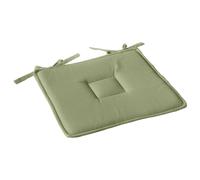 Galette de chaise plate Panama - 40 cm x 40 cm - Olive