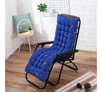 Galette de Chaise Rectangulaire Bleu roi 48x155cm 6cm